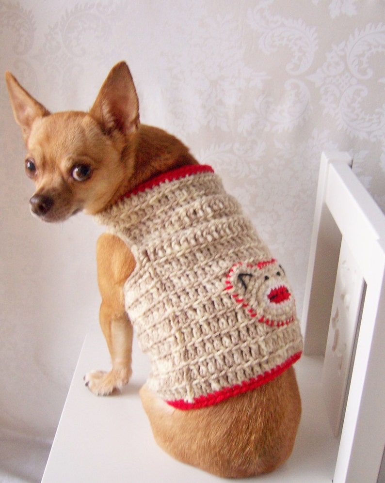 how to make a dog sweater from a sock