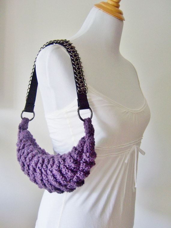 etsy crochet purse
