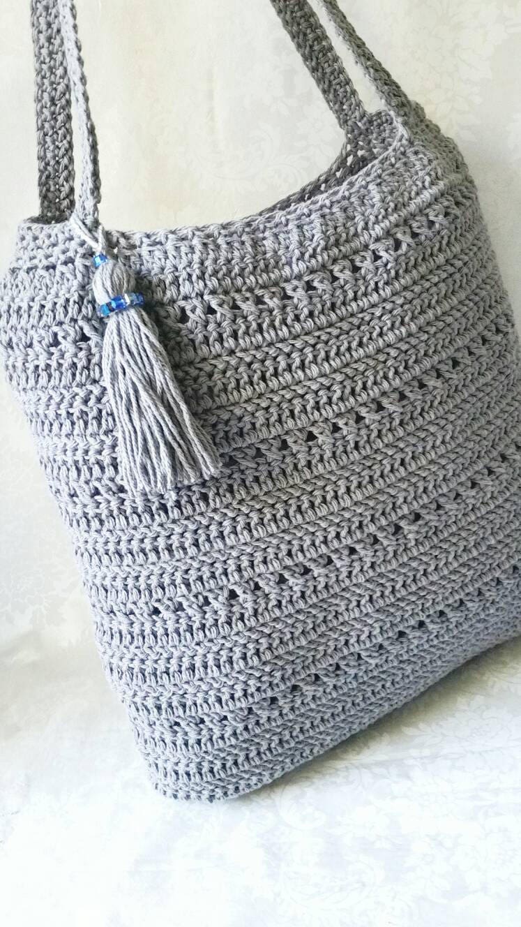 Crochet Shoulder Bag, Tote Bag, Crochet Handbag - Etsy