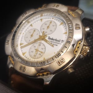 TIMBERLAND Men&#39;s Chrono SO30 Miyota (citizens) Movement White Dial Luminous Hands