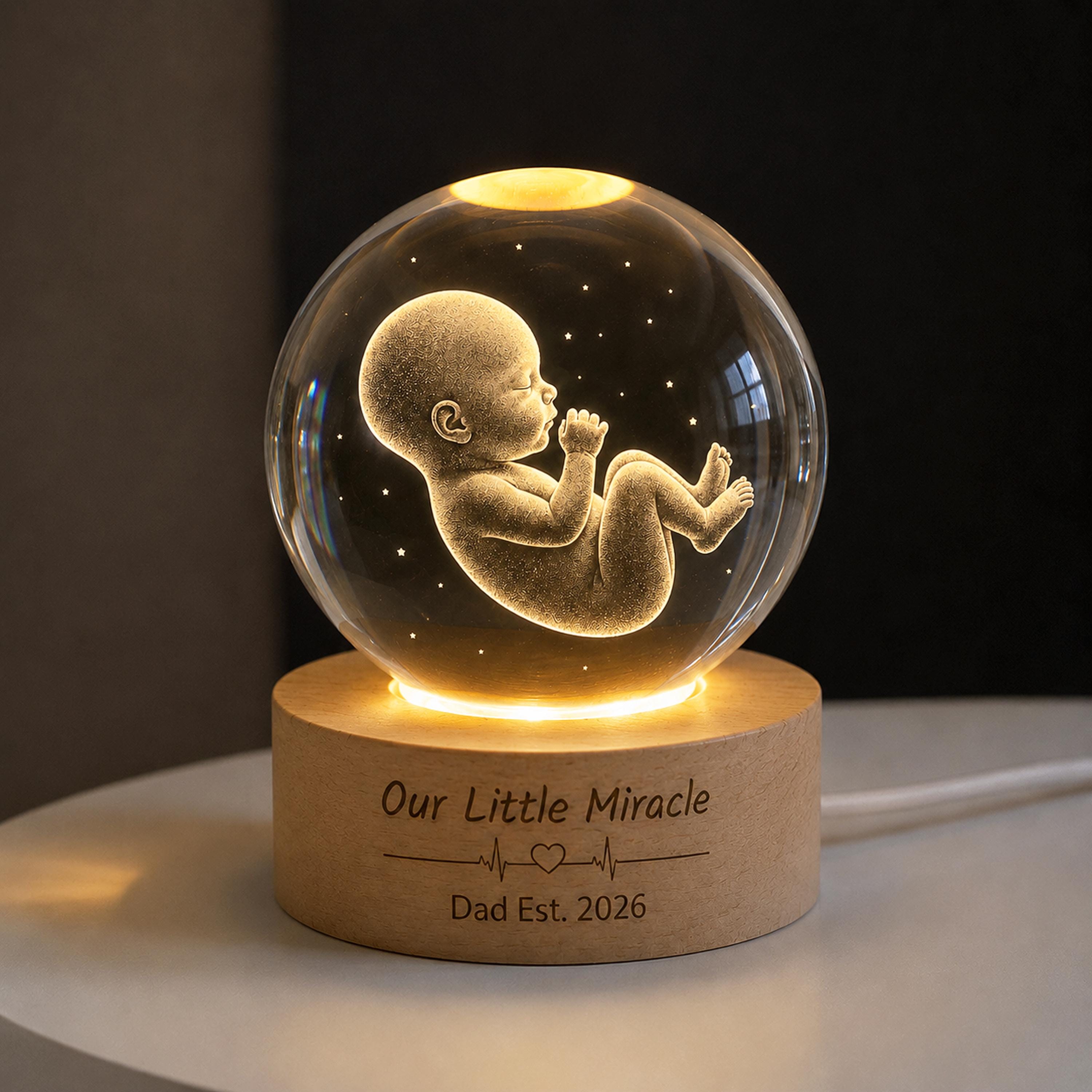 Ultrasound 3d crystal - Etsy 日本