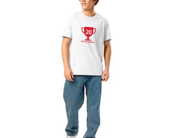 20x Glory – Vom Fussball inspiriertes Trikot | Premium League Champion Vibes | Liverbird Tee Hals T-Shirt