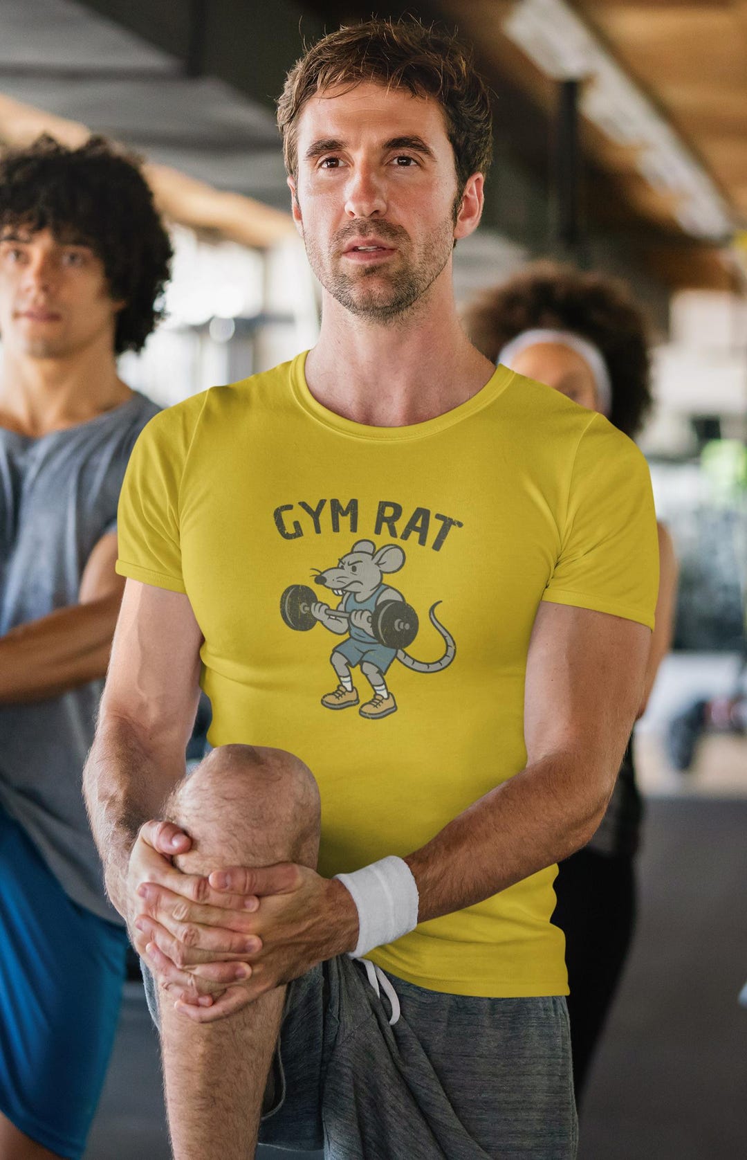 Gym Rat Ropa Gym Rat Unisex Jersey Tee, Funny Workout Shirt, Motivational Fitness ...