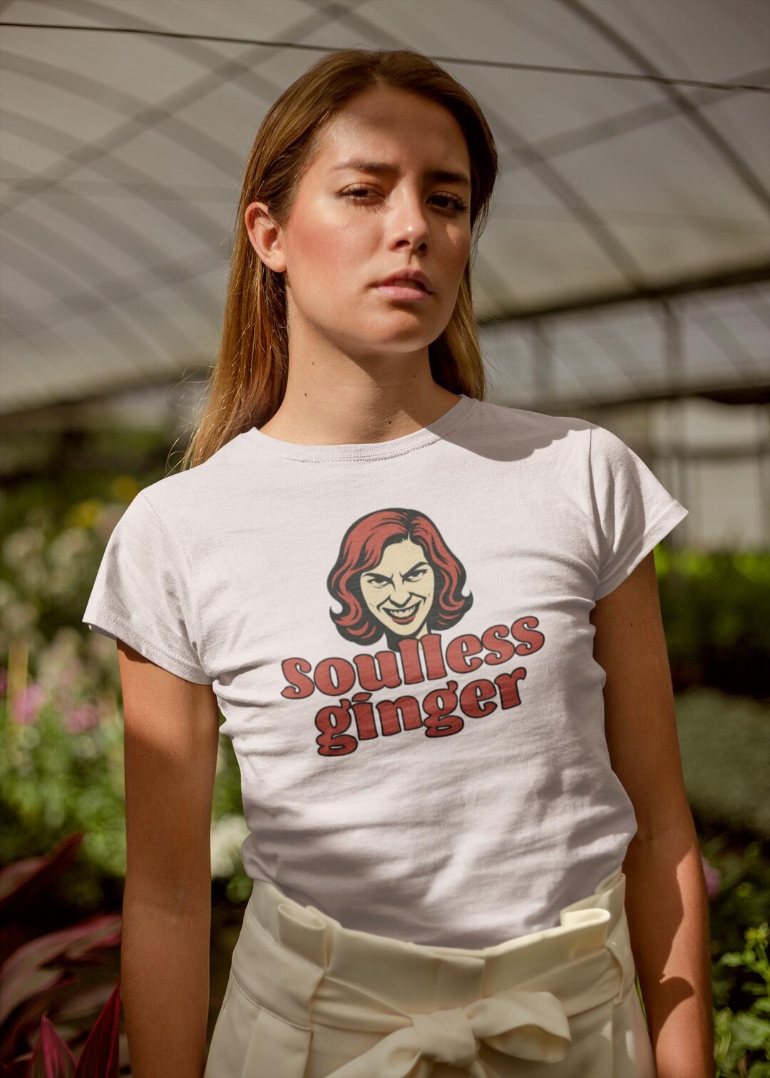 Soulless Ginger Soulless Ginger Unisex Tee | Funny Graphic Shirt for Men & Women, Gift ...
