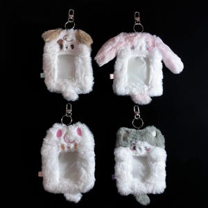 Kawaii Plush Kpop Photocard Holder