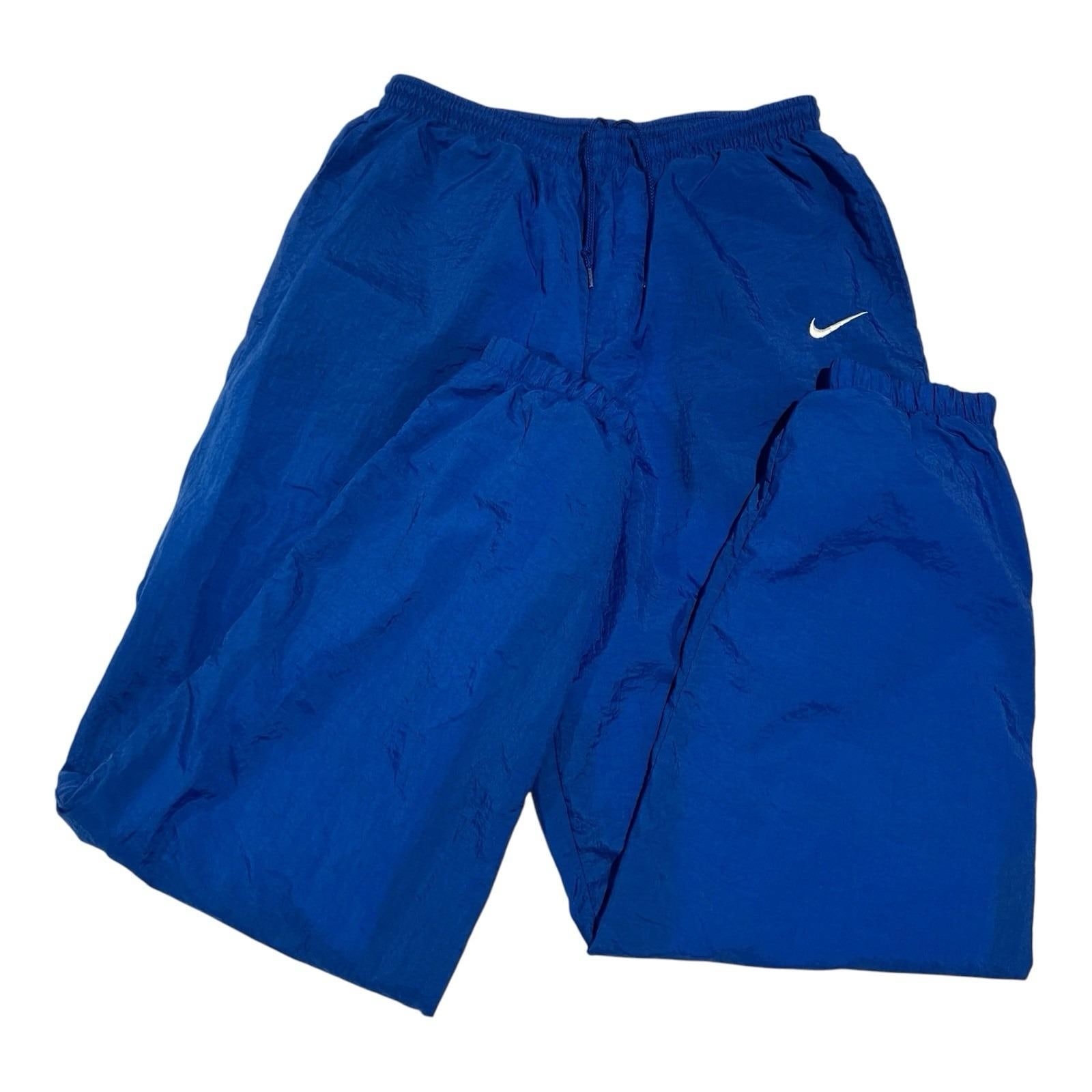 Vintage Nike 90s Track Suit Windbreaker Set Men's XL Blue