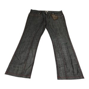 New Antik Fashion Denim Jeans Men&#39;s Size 42 Straight Leg Button Fly