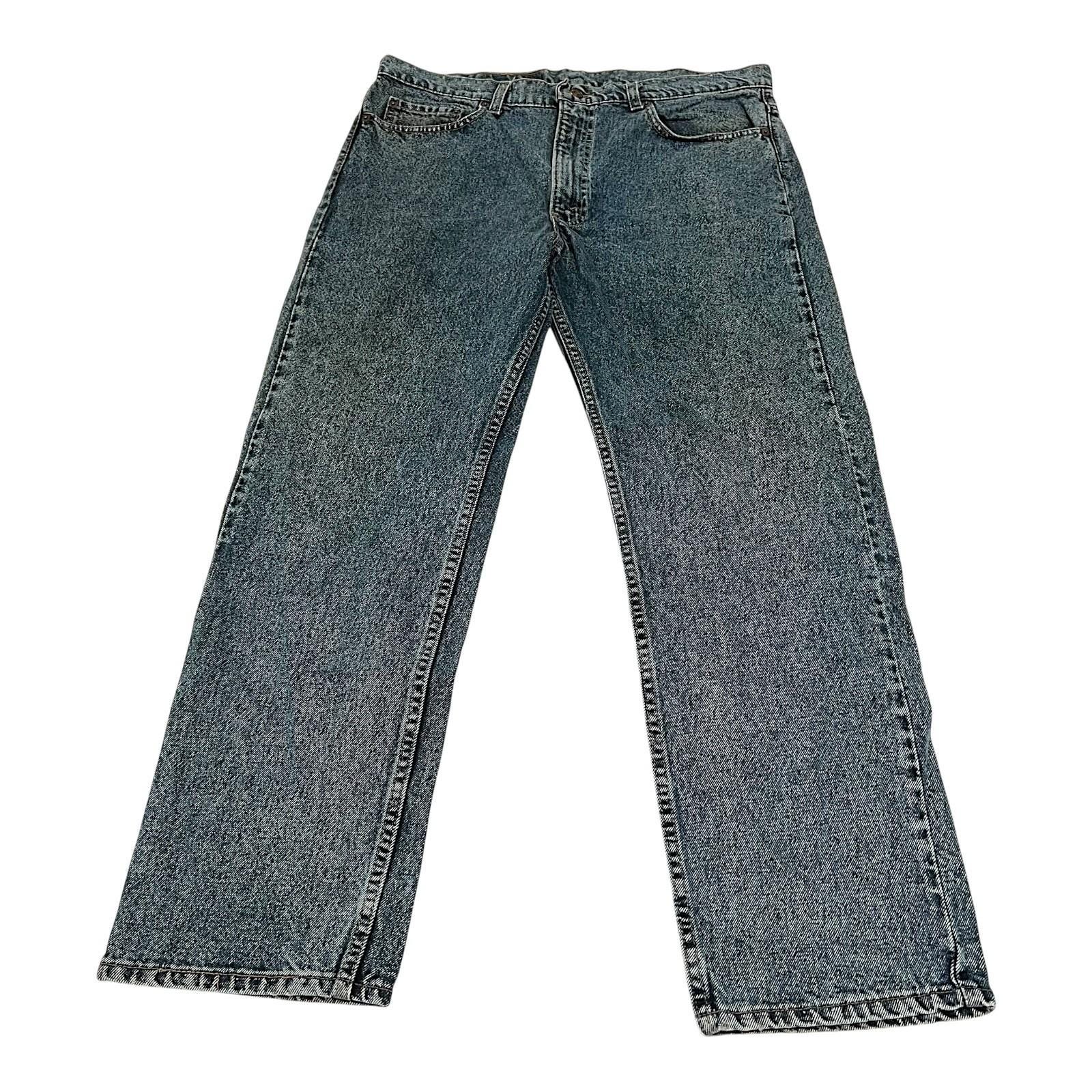 VTG 80's Levis 505 Jeans Mens W38 L30 Blue Denim Cotton Acid Stone