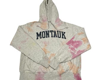 Vintage Champion Reverse Weave Crewneck Sweatshirt Men's M Montauk NY Gray