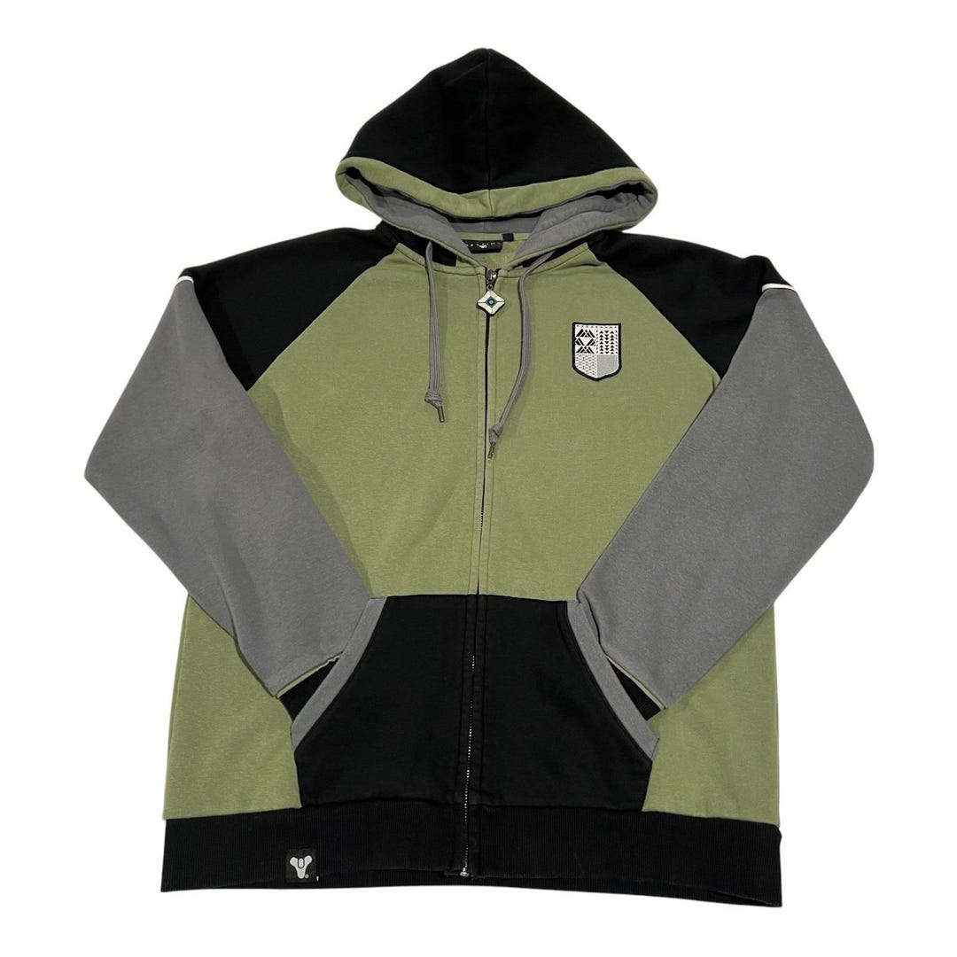 Bungie Destiny Men's Sweatshirt Hoodie Full Zip up XXL Multi-color