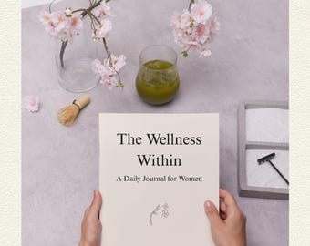 Daily Wellness Journal | 120-Day Guided Pages | Self-Care & Gratitude Journal - Printable PDF