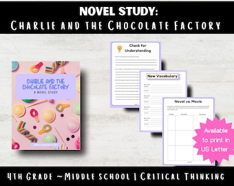 Estudo do livro Charlie e a Fábrica de Chocolate | Guia de Leitura | Educação Domiciliar | Inglês como Segunda Língua | Inglês como Língua Estrangeira