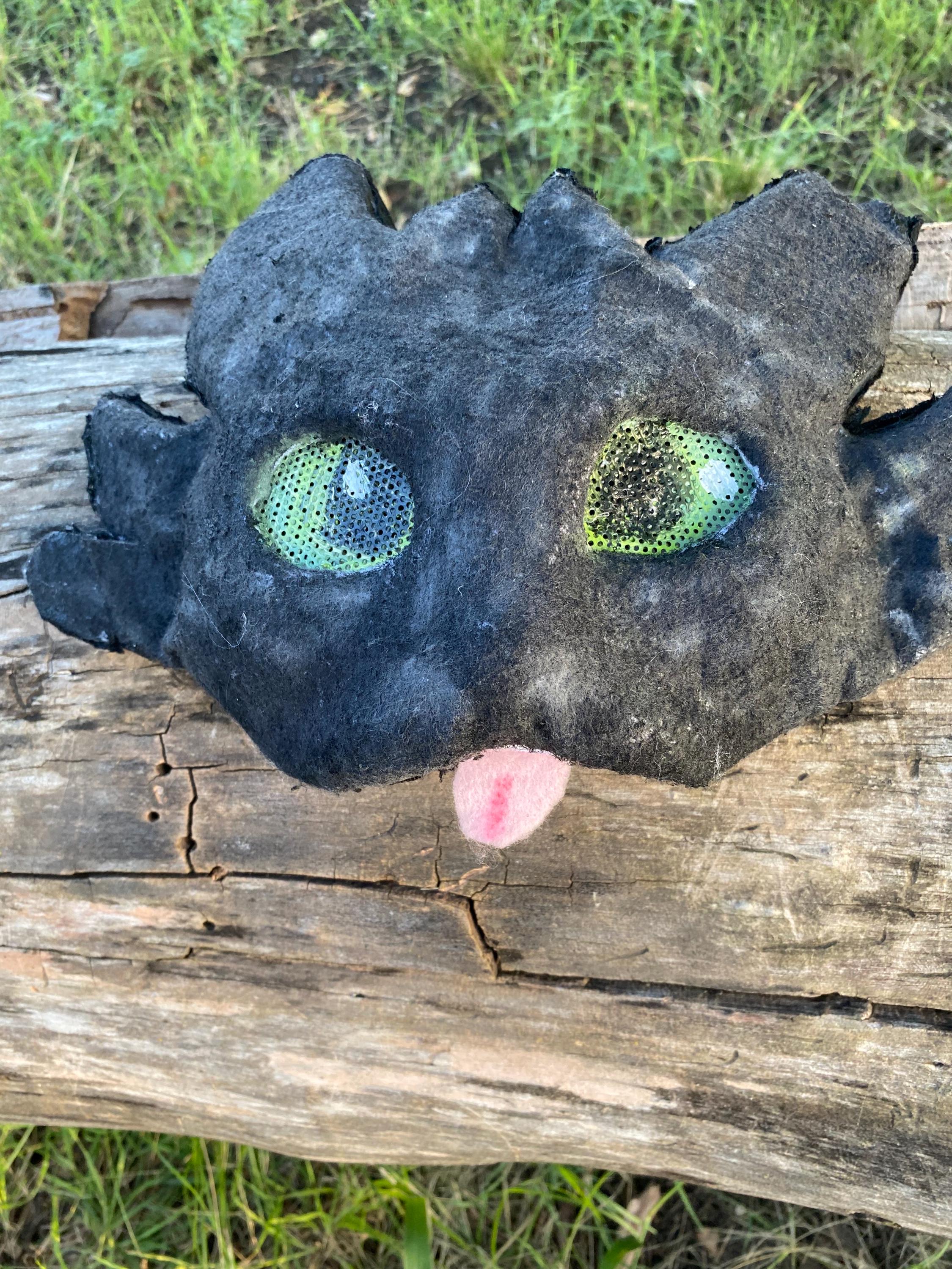 Toothless Inspired Dragon Therian Mask Etsy Toothless Inspired Dragon Therian Mask Etsy
