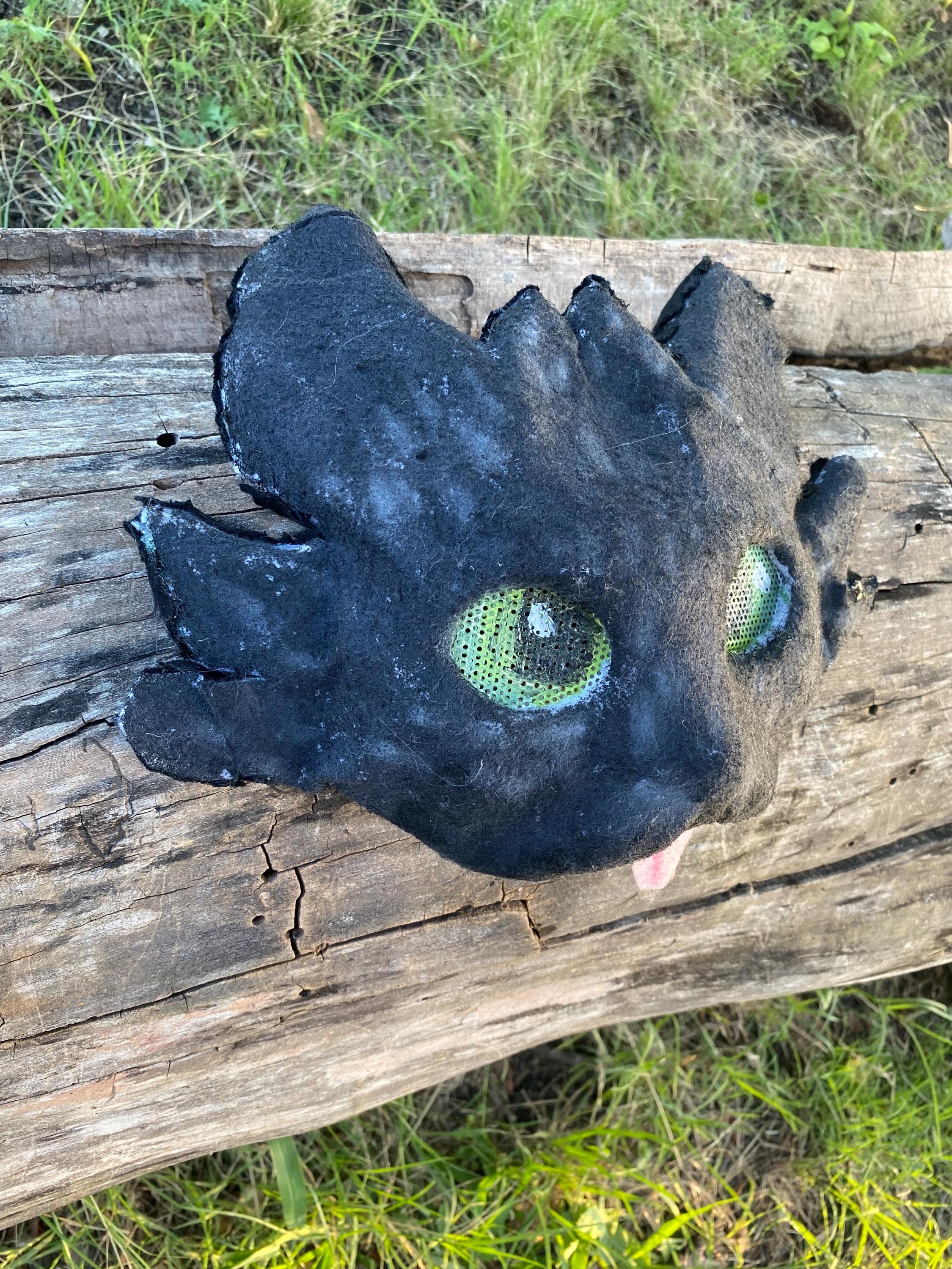 Toothless Inspired Dragon Therian Mask - Etsy