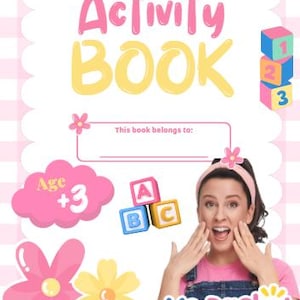 Libro di attività ispirato a Miss Rachel / Libro di attività stampabile per bambini piccoli, download digitale