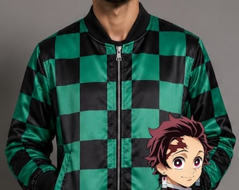 Anime Inspired Bomber Jacket | Handmade Fan Inspired Costume | Halloween & Comic Con Outfit