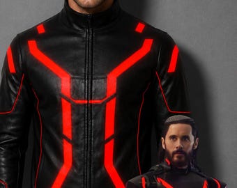 Superhero Inspired Cosplay Leather Jacket | Handmade Fan Inspired Movie Coat | Halloween & Comic Con Costume