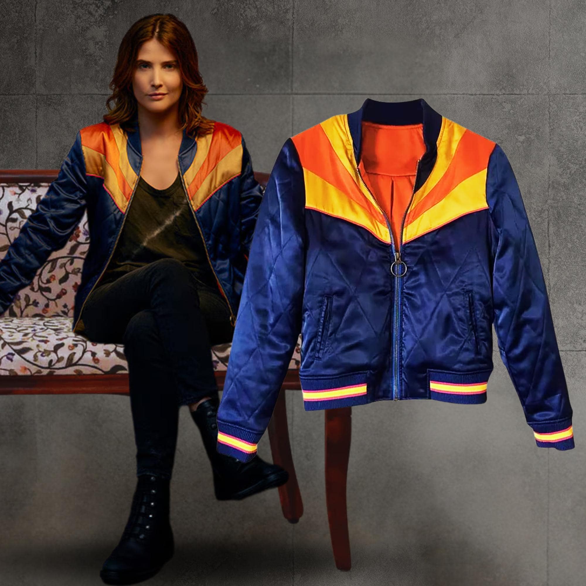 Jeansjacke Hollister Allwetter Bomberjacke Damen Allwetter