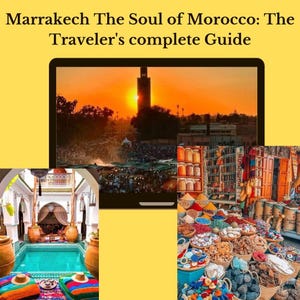 Guía de viaje de Marrakech en formato ebook: Guía completa de Marruecos en PDF | Zocos, riads, consejos locales, itinerarios, cultura marroquí, descarga digital
