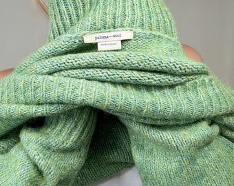 Paloma Wool Turtleneck Sweater in Green - Etsy