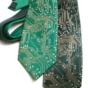Circuit Board Tie - Men's Neck Tie - Circuit Board Necktie - Geek Gift - Tech Gift