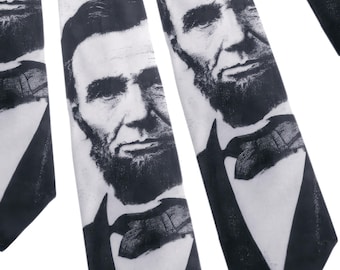 Abraham Lincoln Necktie - Abe Lincoln Tie - United States President Gift