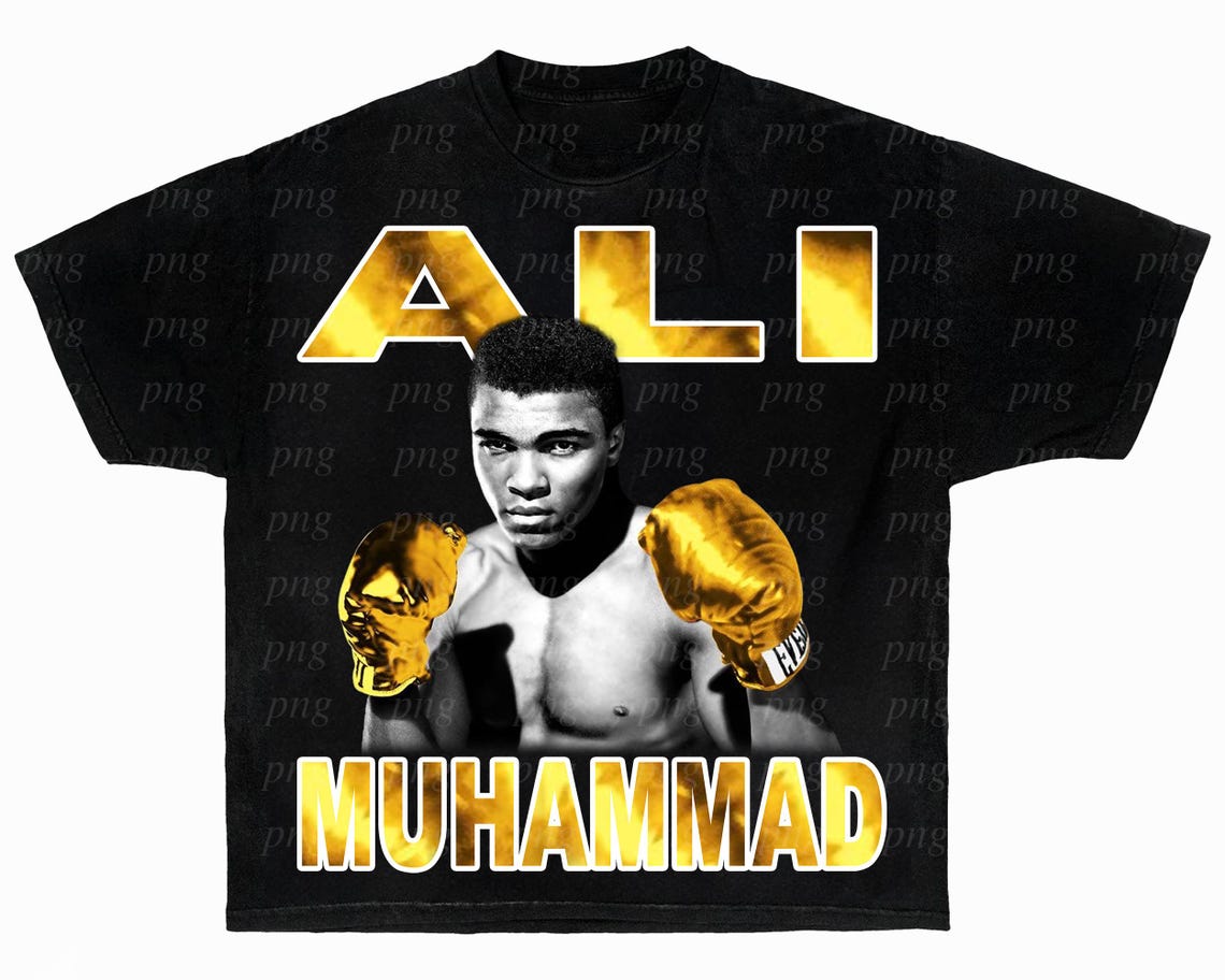 Muhammad Ali Png , Ready to Print, Printable Design, Hiphop Artist, 90s ...