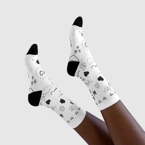 Crew Socks, Funny Socks, Statement Socks, Funny Socks Mom, Gift