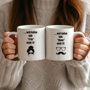 Mr & Mrs Mug - Funny Coffee Mugs for Couples - Wedding, Engagement, Anniversary Gift
