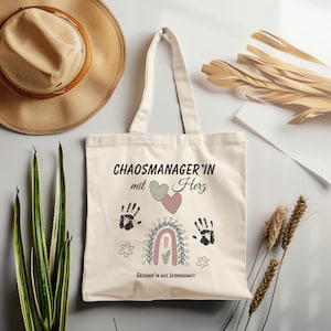 Educator Bag – “Chaos Manager with Heart” – Daycare Gift – Farewell Colleague – Educator Bag