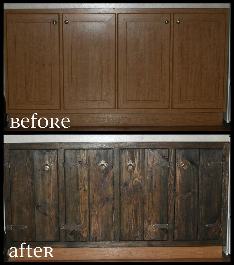 Medieval rustic custom face frames and doors only Etsy