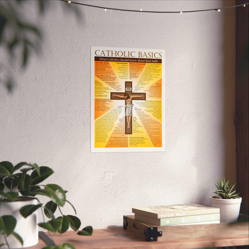 Catholic Basics Posters and Handouts- What Every Catholic Should Know ...