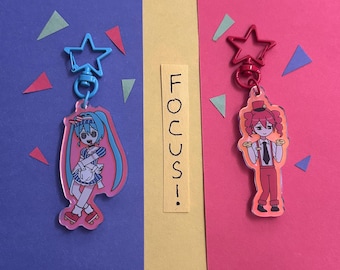 MESMERIZER Miku and Teto Keychains