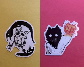 BATTLE CATS vinyl stickers