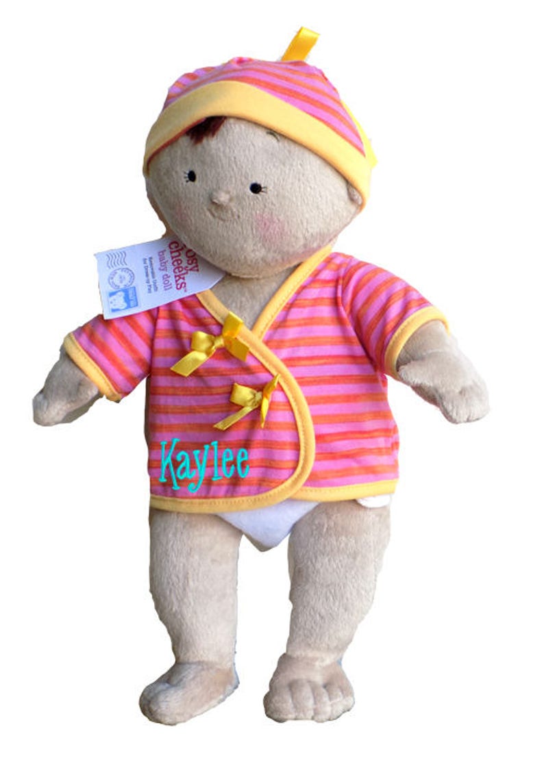 PERSONALIZED Rosy Cheeks Soft Girl Baby Doll 15 Etsy