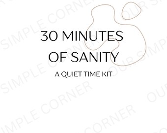 Stille tijd voor peuters | Voorschoolse werkbladen, kleurplaten, overtekenen + zelfzorgpagina's voor moeders | Digitale download