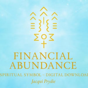 Channeled Financial Success Symbol – Spiritual Artwork for Abundance & Wealth Activation - Digital Download