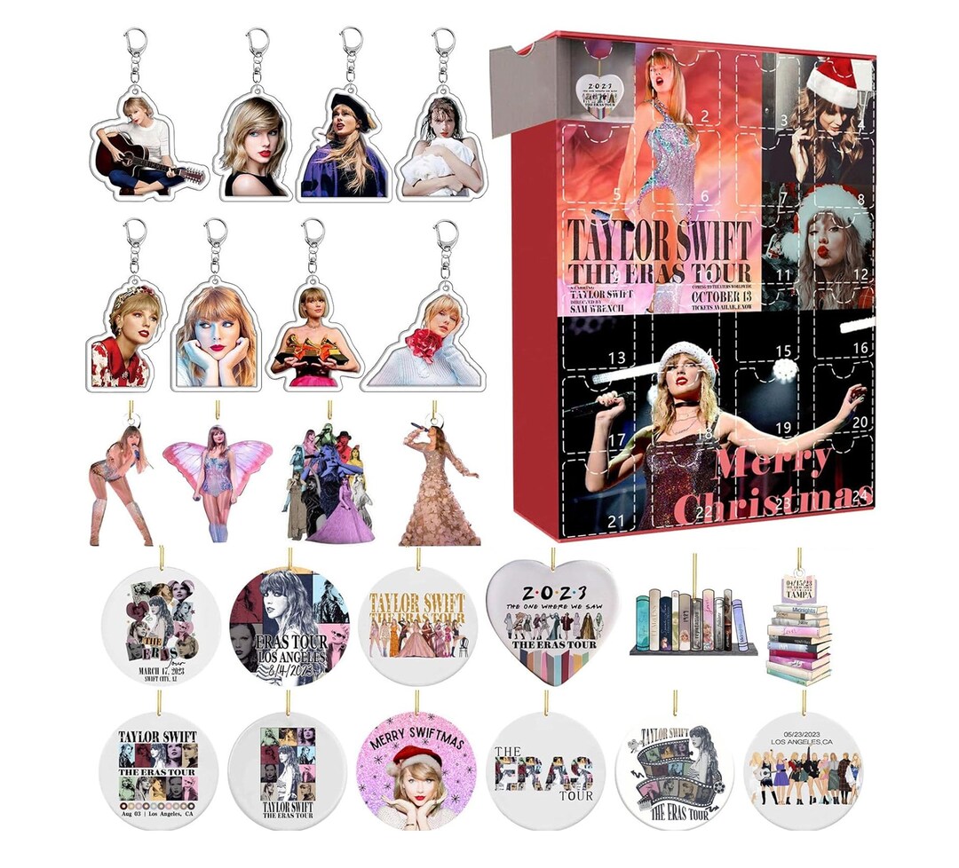 24 Ornament/set Taylors Christmas Advent Calendar 2023 Etsy