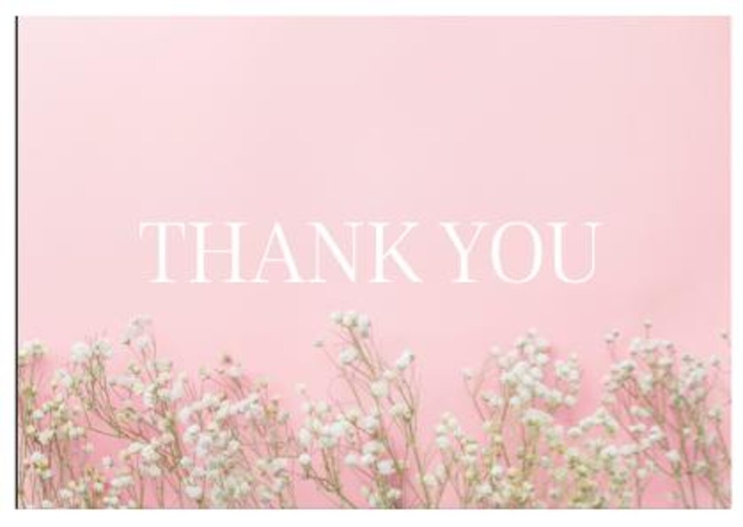 Thanks Spring Mode Spring Thank You Card - Etsy