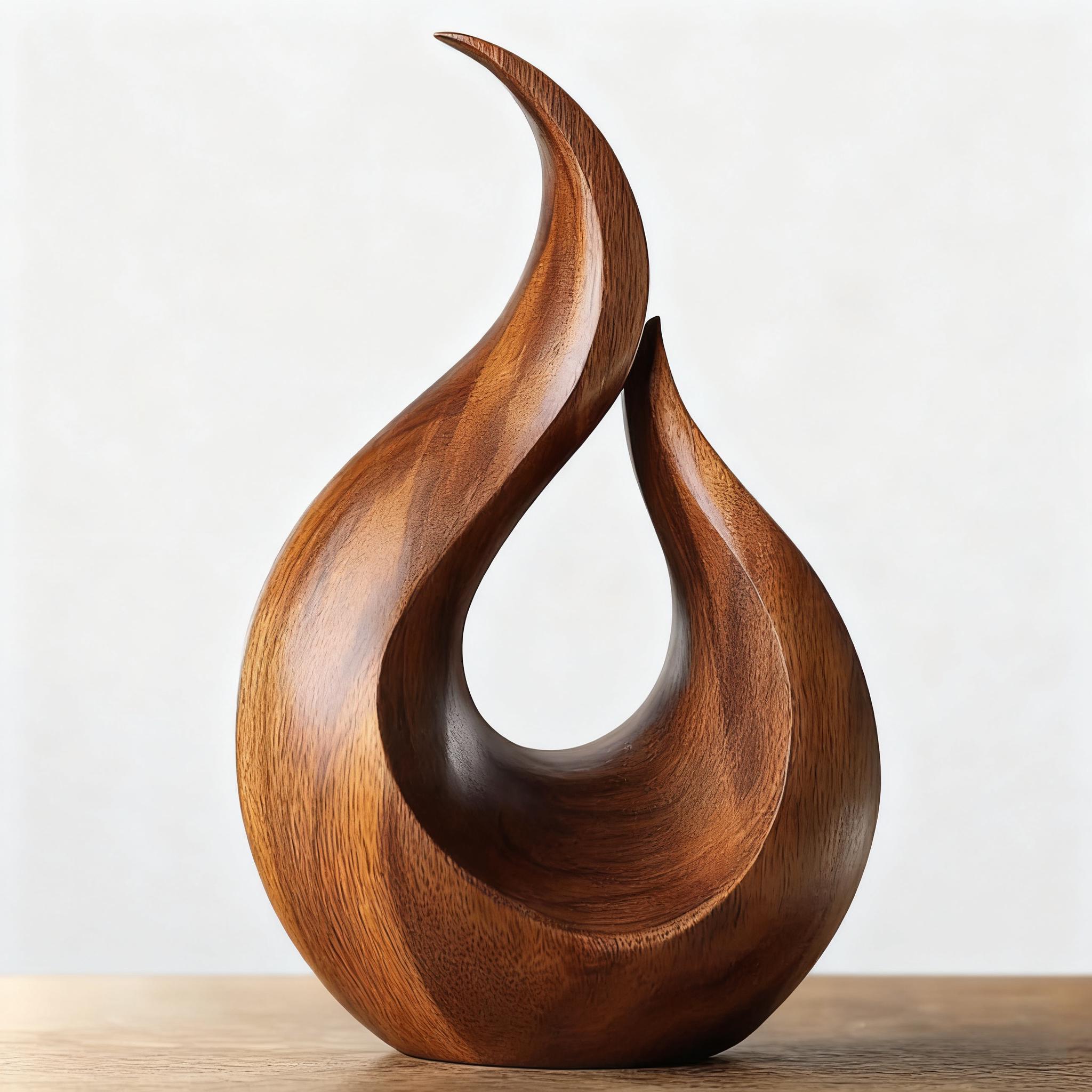 木製の自然形状彫刻 黒蕨 壮 「手」木製彫刻 | Graphio/büro-stil グラフィオ/ビューロスタイル