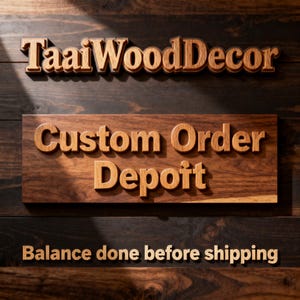 Custom Order Price Difference | Additional Payment Link for TaaiWoodDecor | Balance Adjustment for Wood Carving Orders