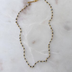 Pyrite Multi Wrap Necklace