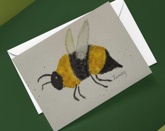 8 Piece Bee-Inspired Greeting Cards Set - Perfect for All Occasions, Nature Lovers, and Celebrations, Handcrafted, Bee Cards, Note Cards