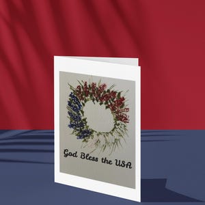 Cartões de felicitações patrióticos (1, 10, 30 e 50 unidades)
