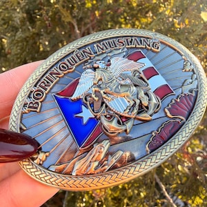 Mustang Belt Buckle - Etsy display picture 1