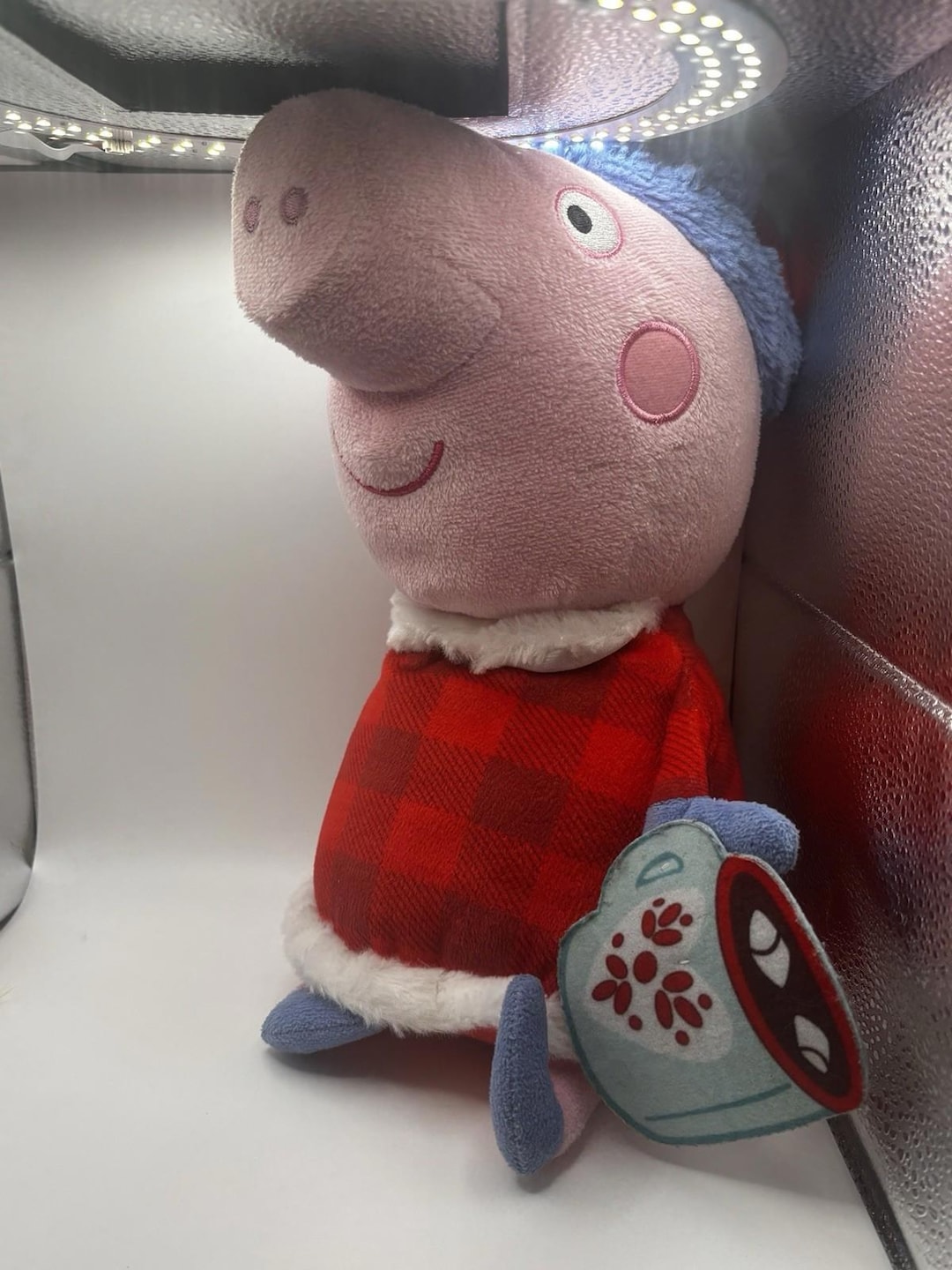 Peppa Pig Hot Chocolate Plush Cocoa Winter Christmas Stuffed Animal