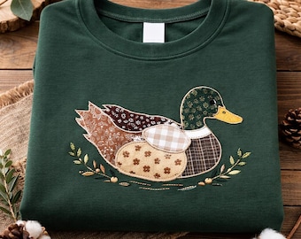 Bestickter Patchwork Pulli mit Stickerei