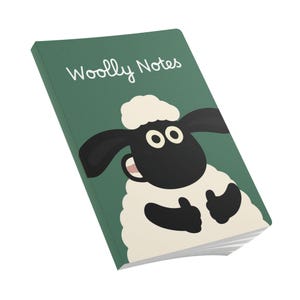 Journal à couverture souple Woolly Notes, jolis carnets de notes moutons, cadeau pour les amoureux des animaux, journal d'écriture pour cadeau maman fille fils