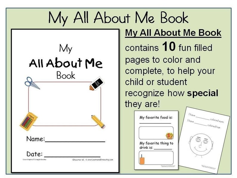 My All About Me Book image 2