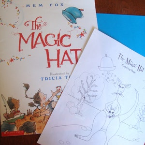 Magic Hat Literacy and Math Themed Unit with Original Illustrations image 3